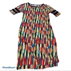 LuLaRoe dress excellent condition Small navy
